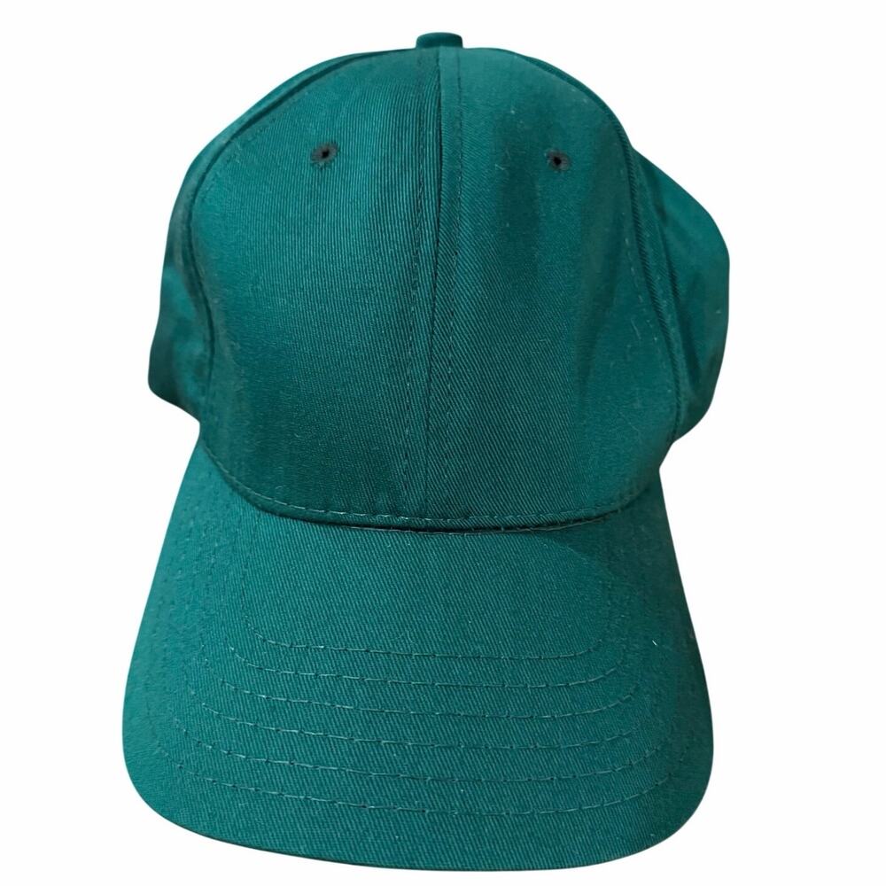 Rare Vtg American Needle Augusta National Caddie Hat Unmarked Masters Green ANGC
